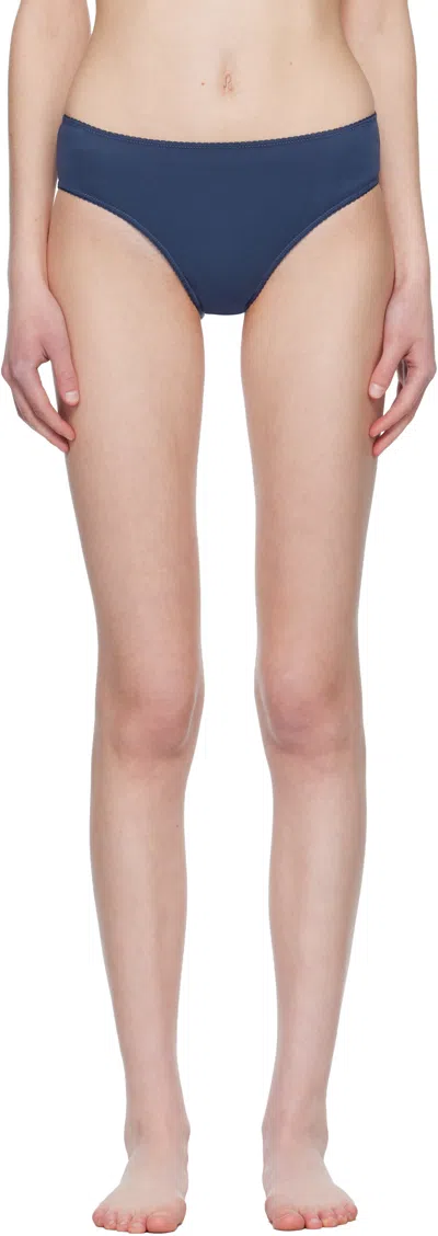 Bellini Bikini Three-pack Navy Alma Briefs In Blue