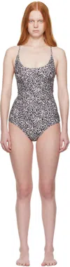 Bellini Bikini White Saona Cheetah Swimsuit