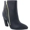 Bellini Cirque Womens Pointed Toe Zip-up Ankle Boots In Black