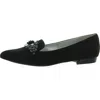 Bellini Fabulous Ii Womens Faux Suede Embellished Loafers In Black