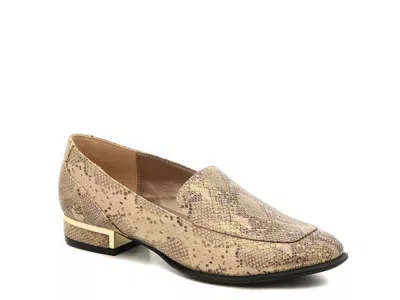 Bellini Haze Snake Loafer In Nude