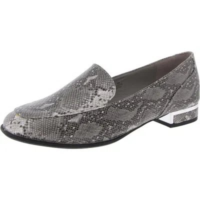 Bellini Haze Snake Womens Snake Print Faux Leather Loafers In Multi