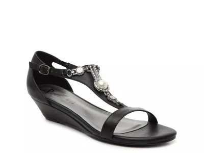 Bellini Lynn Wedge Sandal In Black