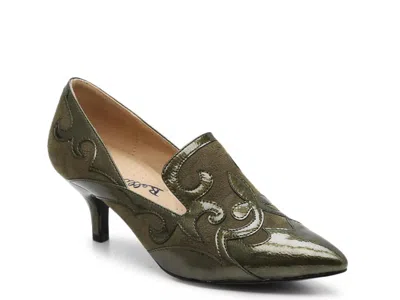 Bellini Wide Width Bengal Pump In Green
