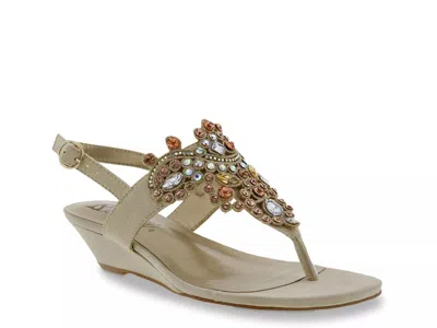 Bellini Wide Width Loni Wedge Sandal In Multi