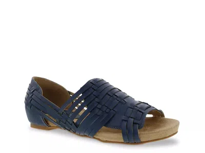 Bellini Wide Width Native Huarache Sandal In Blue