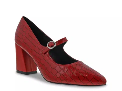 Bellini Wide Width Vex Pump In Red