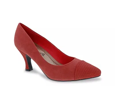 Bellini Wide Width Zesty Pump In Red