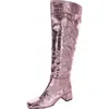 Bellini Womens Faux Leather Metallic Knee-high Boots In Multi