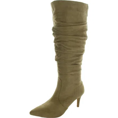 Bellini Womens Knee-high Boots In White