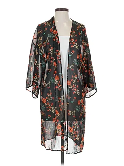 Pre-owned Bellino Kimono In Black