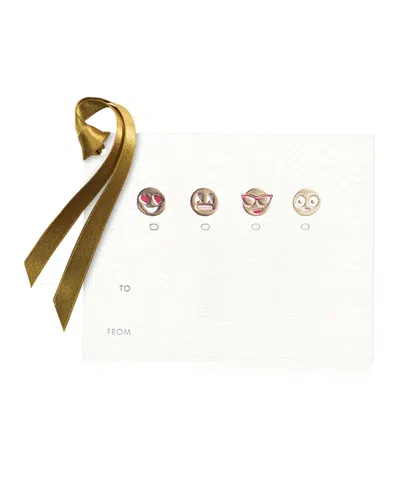 Bell'invito Emoji Gift Tags, Set Of 8 In White