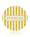 Bell'invito #fiveoclock Coasters - Set Of 18 In Yellow