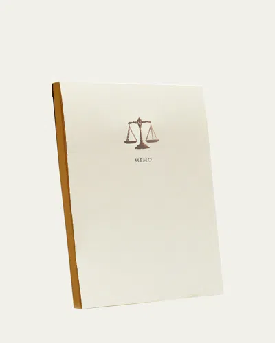 Bell'invito Justice Scales Jotter In Brown