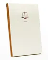 Bell'invito Justice Scales Jotter In Copper