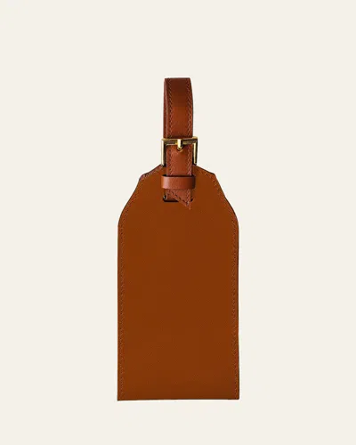Bell'invito Monogram Luggage Tag In Brown