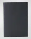 Bell'invito Monogram Passport Cover In Asphalt