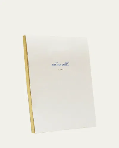 BELL'INVITO TELL ME, DOLL JOTTER PAD