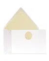 Bell'invito Tortoise Boxed Stationary Set In White