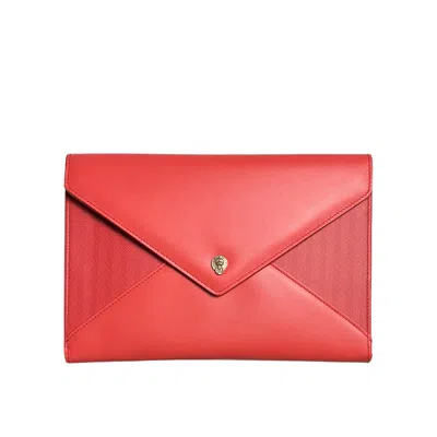 Bell'invito Women's Red Day & Night Clutch - Coral