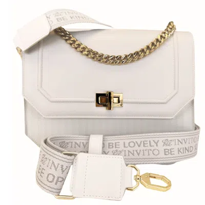 Bell'invito Women's White Ivory Coveted Bag