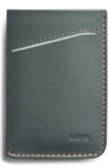 Bellroy Leather Card Case In Everglade