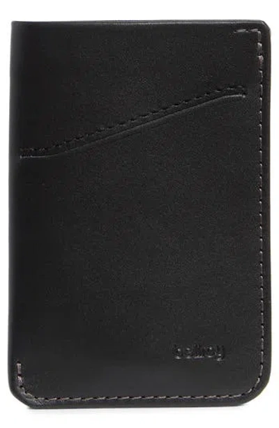 Bellroy Leather Card Sleeve Wallet In Black