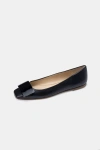 Bells & Becks Emma Ballerina Flat With Tab In Black