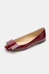 Bells & Becks Emma Ballerina Flat With Tab In Brown