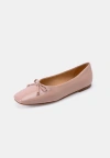 Bells & Becks Felicia Square Toe Ballerina Flat In Pink