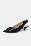 Bells & Becks Livia Pointy Toe Slingback With Tab