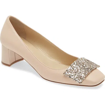 Bells & Becks Sofia Square Toe Pump In Neutral