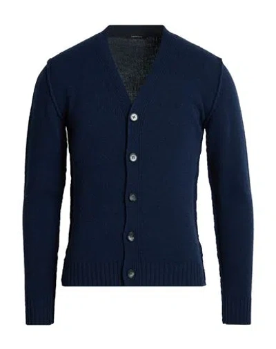 Bellwood Man Cardigan Navy Size 44 Virgin Wool