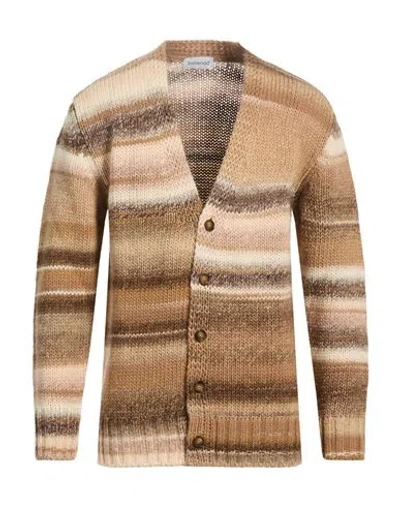 Bellwood Man Cardigan Beige Size 36 Wool, Acrylic In Brown