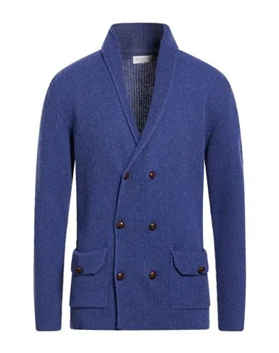 Bellwood Man Cardigan Blue Size 38 Virgin Wool, Nylon