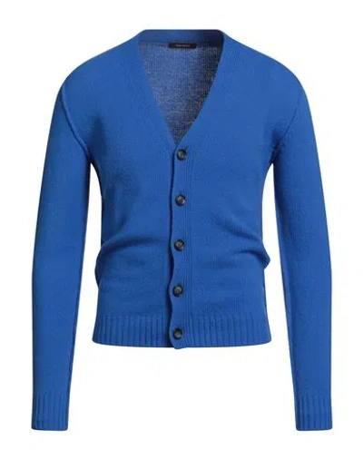 Bellwood Man Cardigan Bright Blue Size 36 Wool