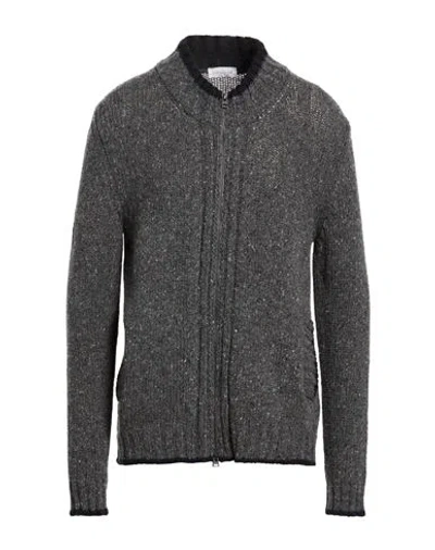 Bellwood Man Cardigan Grey Size 40 Virgin Wool, Nylon In Gray
