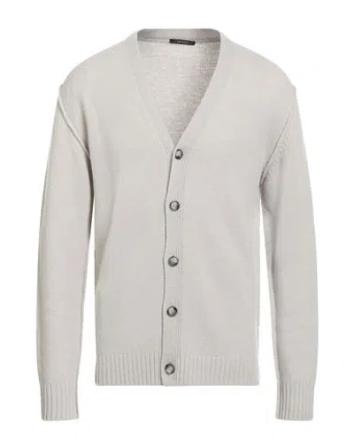 Bellwood Man Cardigan Light Grey Size 44 Wool