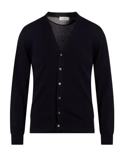 Bellwood Man Cardigan Midnight Blue Size 40 Cashmere, Silk In Multi