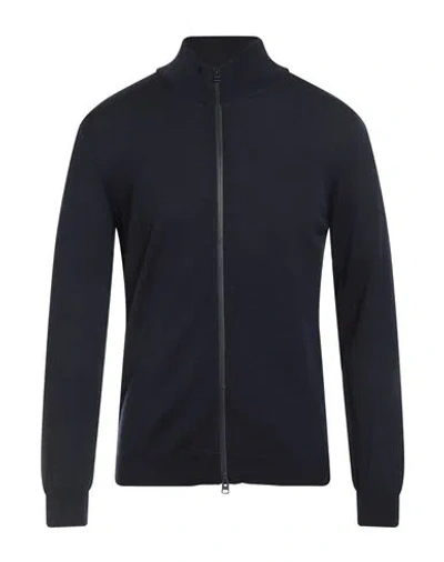 Bellwood Man Cardigan Midnight Blue Size 40 Merino Wool