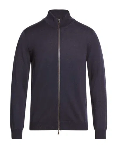 Bellwood Man Cardigan Midnight Blue Size 42 Merino Wool