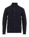 Bellwood Man Cardigan Midnight Blue Size 44 Virgin Wool, Nylon