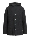 Bellwood Man Jacket Charcoal Size 40 Polyester, Wool In Gray