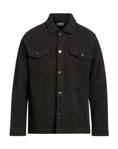 Bellwood Man Jacket Charcoal Size 40 Polyester, Wool In Black