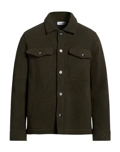 Bellwood Man Jacket Dark Green Size 38 Polyester, Wool