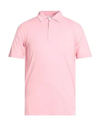 Bellwood Man Polo Shirt Pink Size 42 Cotton