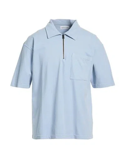 Bellwood Man Polo Shirt Sky Blue Size 42 Cotton