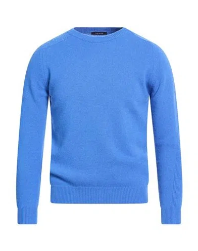 Bellwood Man Sweater Azure Size 40 Wool, Cashmere In Blue