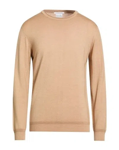 Bellwood Man Sweater Beige Size 36 Merino Wool In Neutral