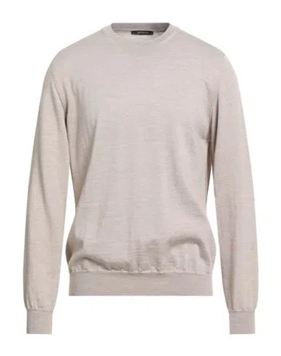Bellwood Man Sweater Beige Size 46 Merino Wool In Neutral